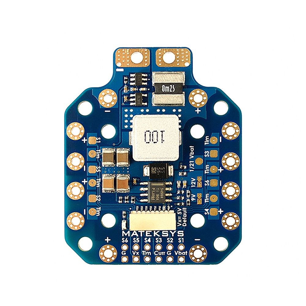 Плата распределения питания fpv Matek PDB-HEX, 12S compatible