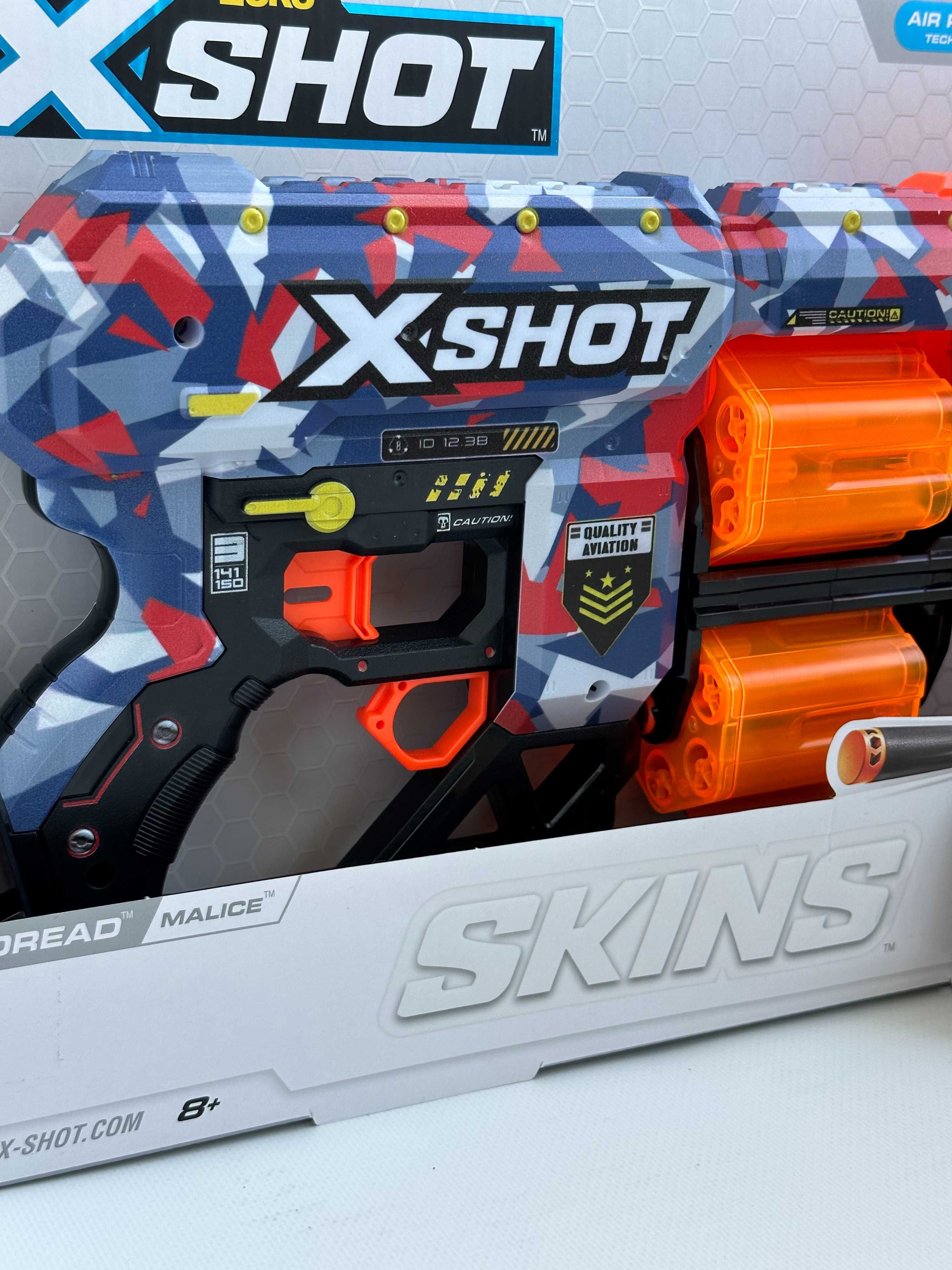 Швидкострільний бластер X-Shot Skins Dread / Детское оружие *