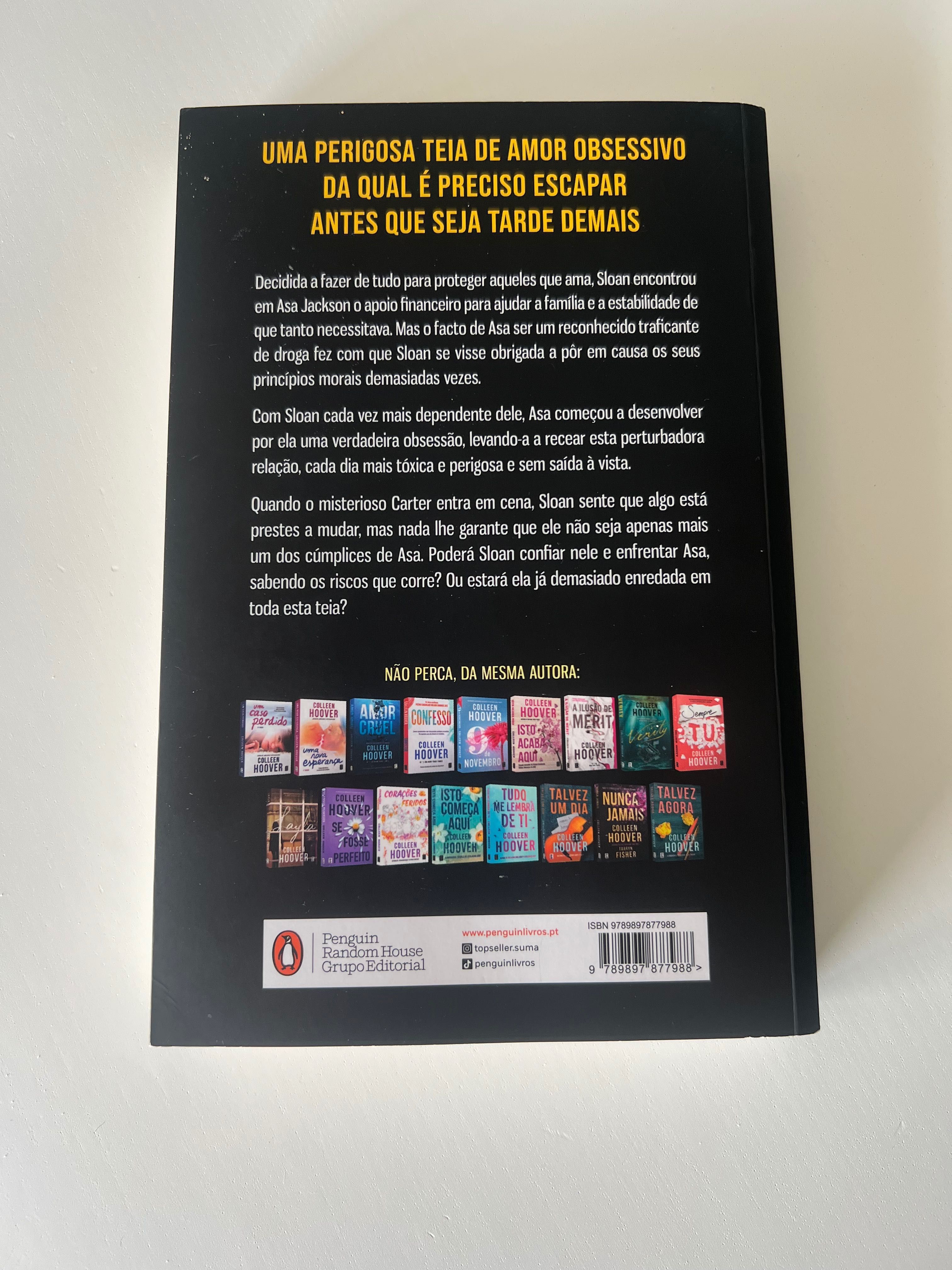 Tarde demais, Colleen Hoover (portes incluídos)