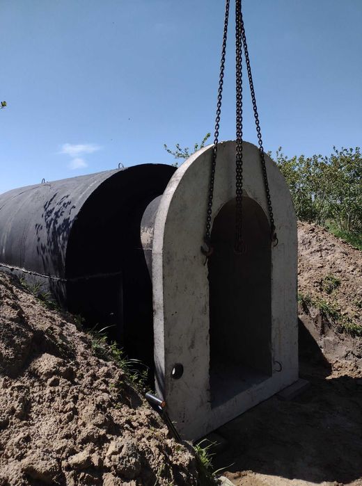 piwnica betonowa ogrodowa ziemianka 350 B30W8 tunel schody wentylacja