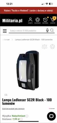 Lampa Ledlenser SC2R Black - 100 lumenów