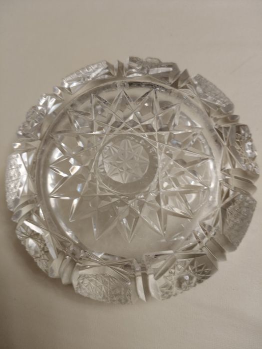 Popielniczka okres PRL kryształy