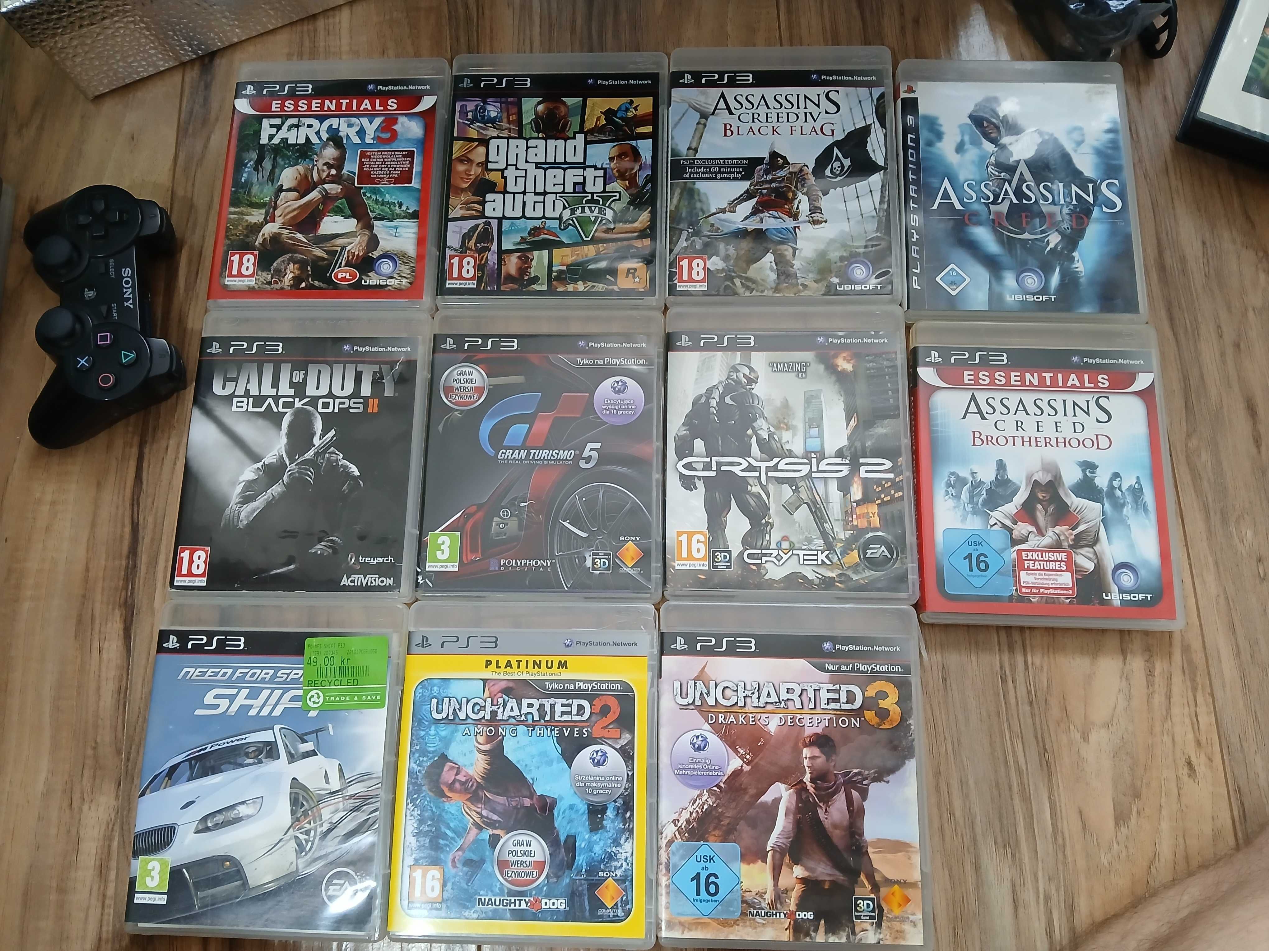 PS3/Playstation 3 320 GB - konsola z grami