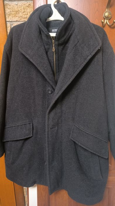 Фирменная куртка Hugo Boss, серый цвет (р.52)