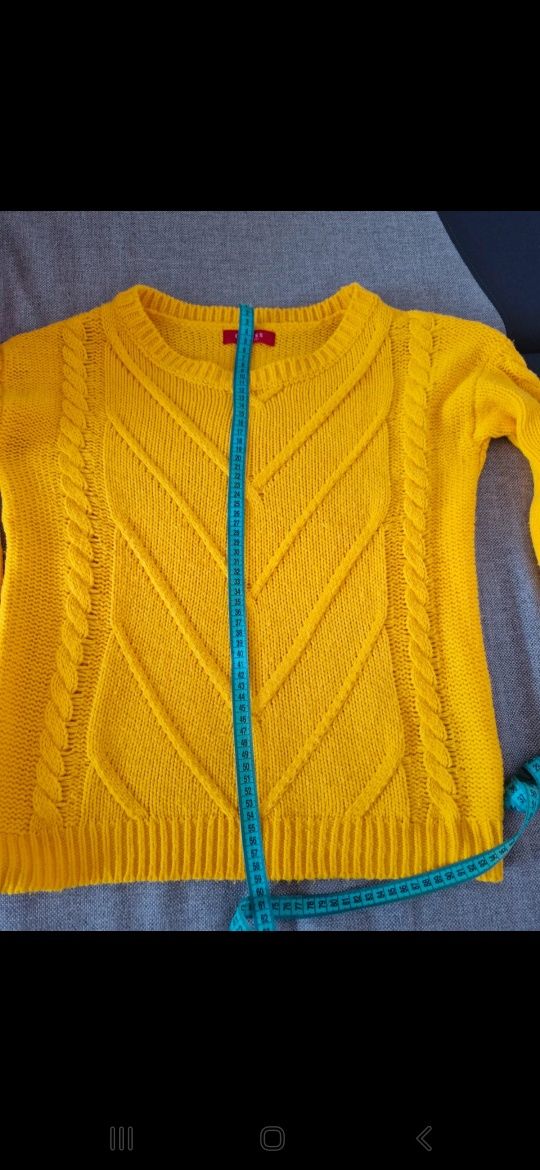 Sweter Guess XS żółty