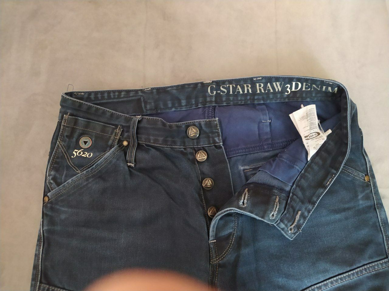 Rap pants G-Star Raw 3D double knee jeans wide leg Hype denim