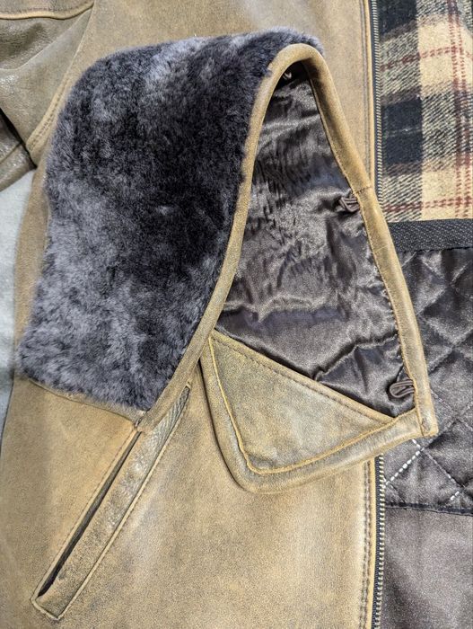 Куртка чоловіча шкіряна зимова, розмір XL.