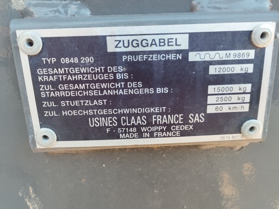 Presa Claas Quadrant 3300