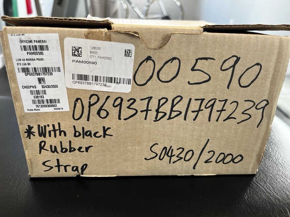 Relógio Panerai Luminor Marina para homem preto - PAM00590