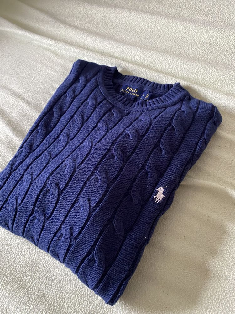 Ralph Lauren knitted  jumper/camisola azul