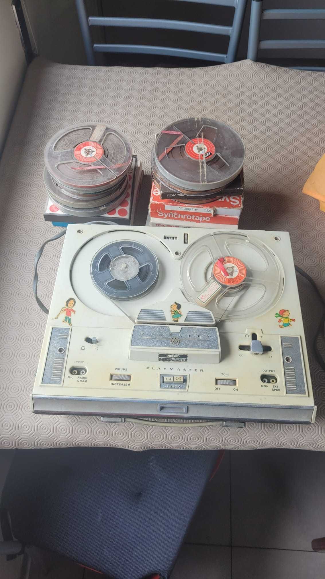 Vendo leitor de fitas Magnéticas Bobines 150mm