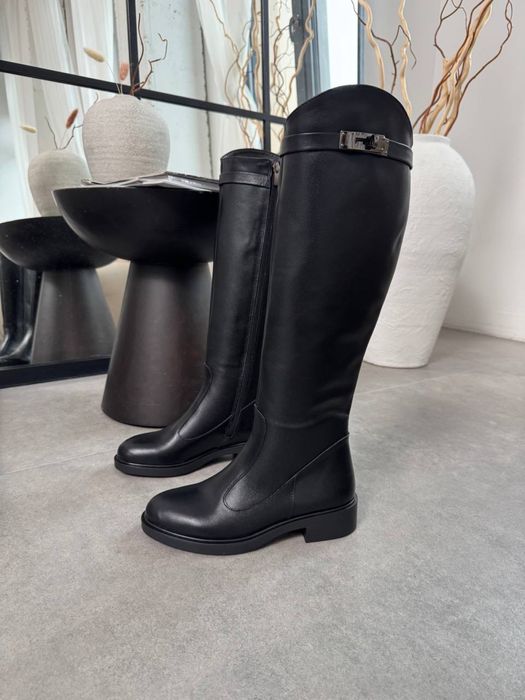 Чоботи жокейки натуральна шкіра
