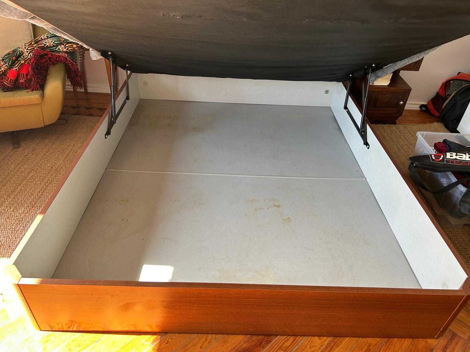 Sommier de casal em madeira 160cm Conforama