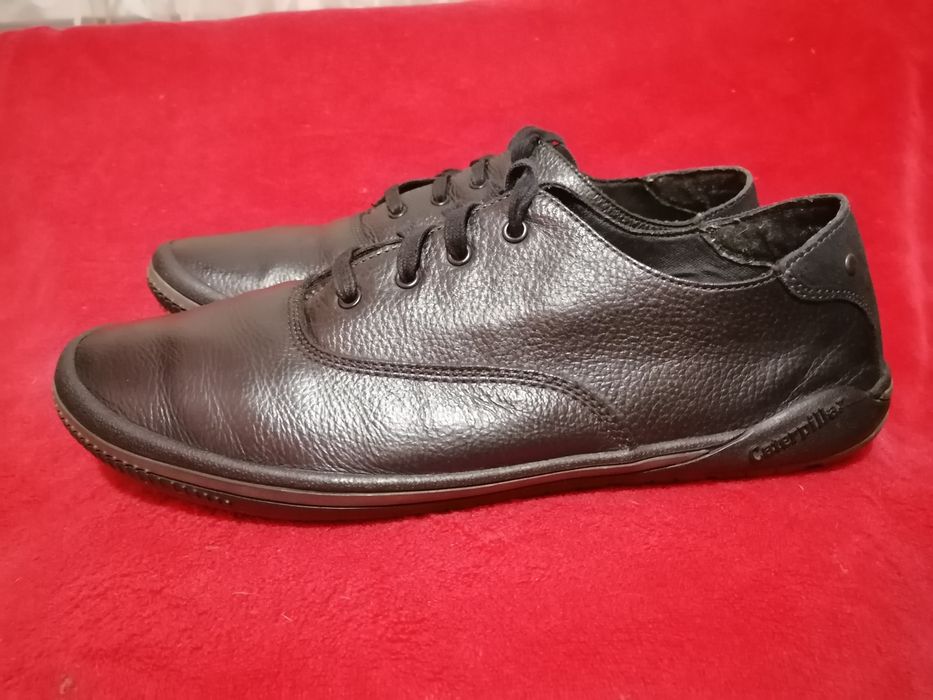 Кожаные мокасины cat