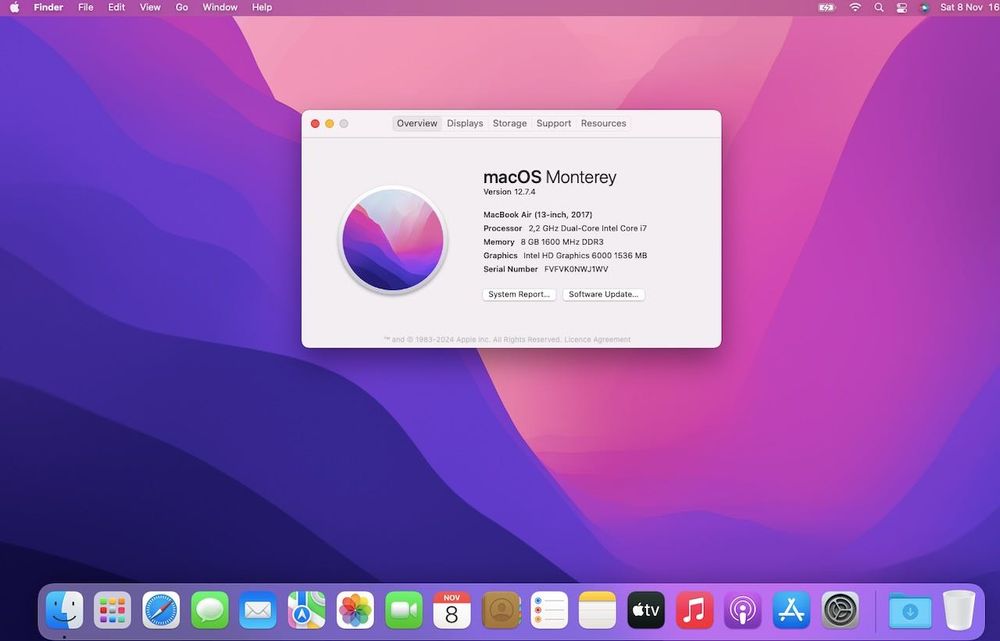 Macbook Air de 2017, 13"