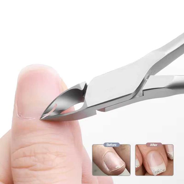 Profesjonalne Cążki do Wycinania Skórek Paznokci Stal Dokładne Ostre