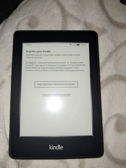 Електрона книга Kindle Whitepaper 6 покоління