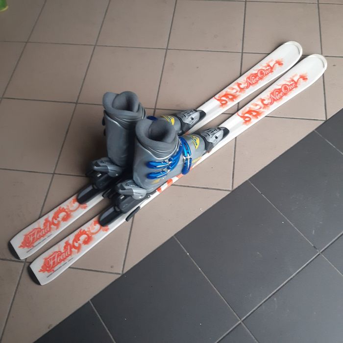 narty Head 130cm+buty Head 36