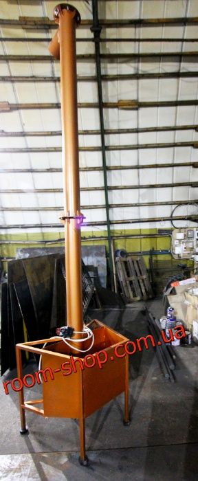Вертикальный шнековый транспортер, погрузчик, конвейер, диаметр 133 мм