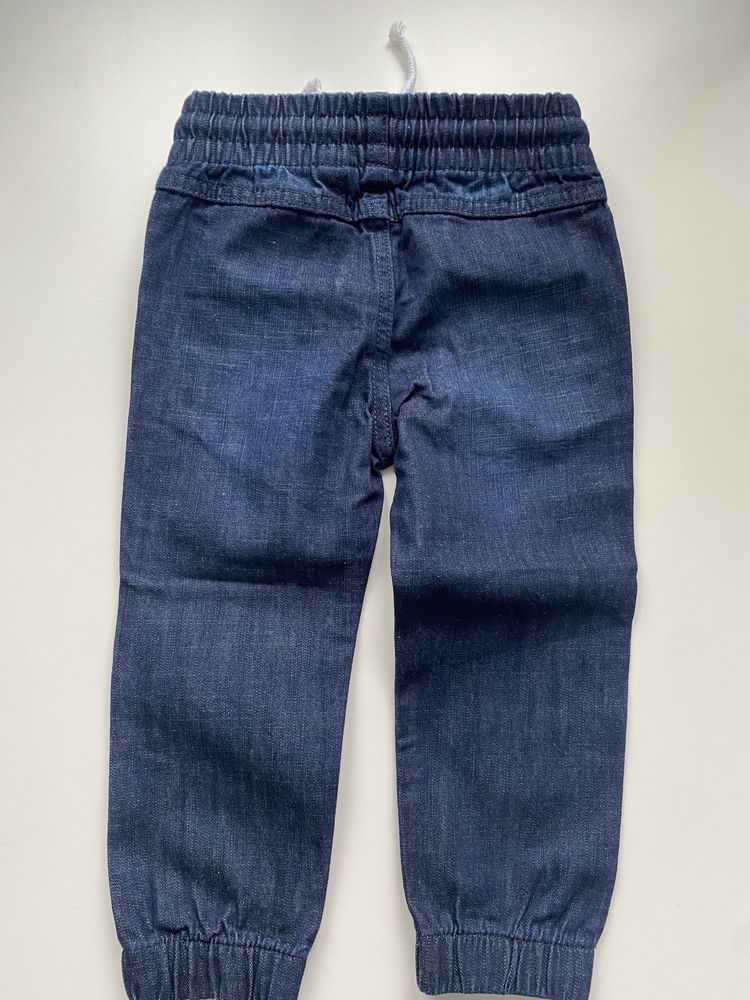 H&M nowe joggery jeansy 92 cm dla chłopca