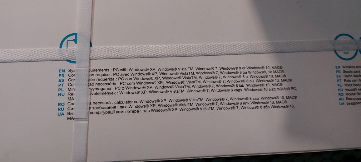 Zestaw bezprzewodowy klawiatura + mysz