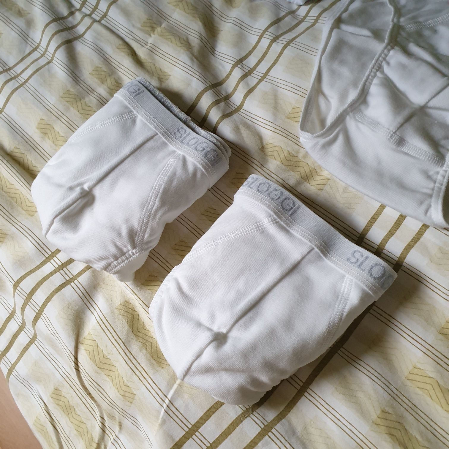Sloggi Figi majtki slipy białe NOWE