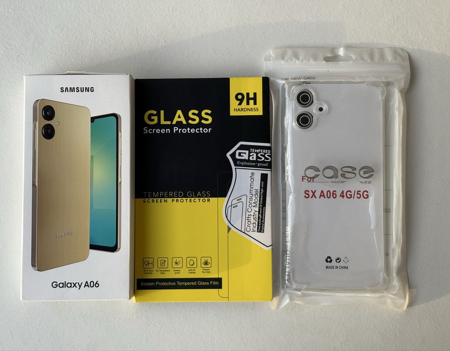 Samsung Galaxy A06  4/128GB Gold  + Чохол і захисне скло