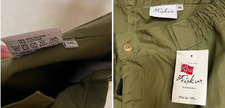 Męskie  letnie Myśliwskie ciche spodnie Friskus Fritidsbukse pants 3XL