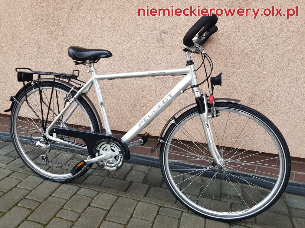Rower męski trekkingowy PEUGEOT Koła 28 SHIMANO NEXAVE aluminium rabat
