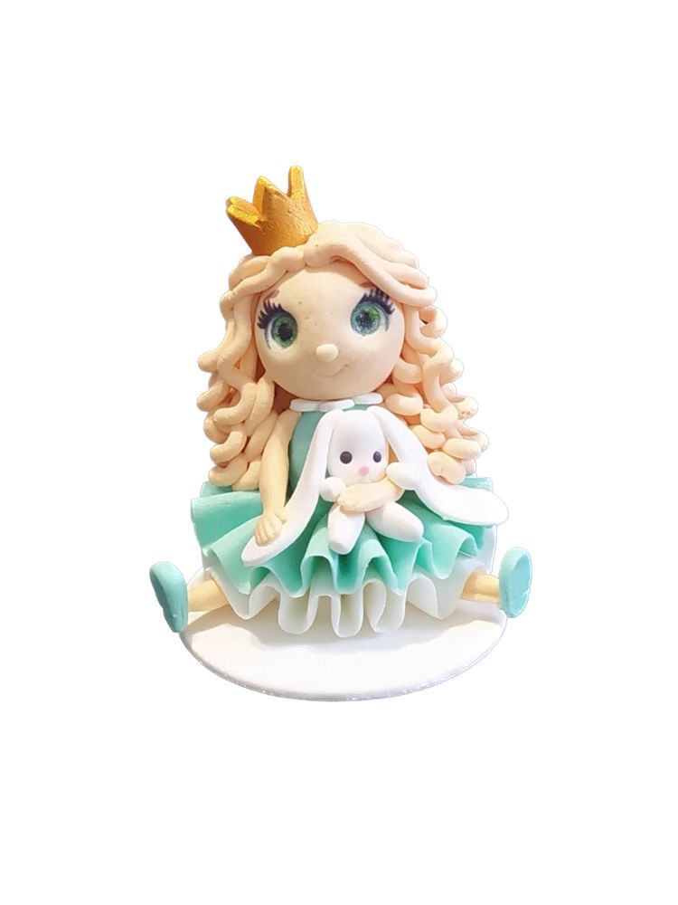 Фигурка сахарная на торт декор Принцесска маленькая