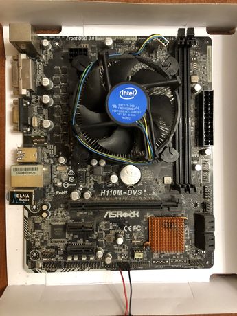 Intel core i5 6400 + ASRock H110M-DVS R2.0