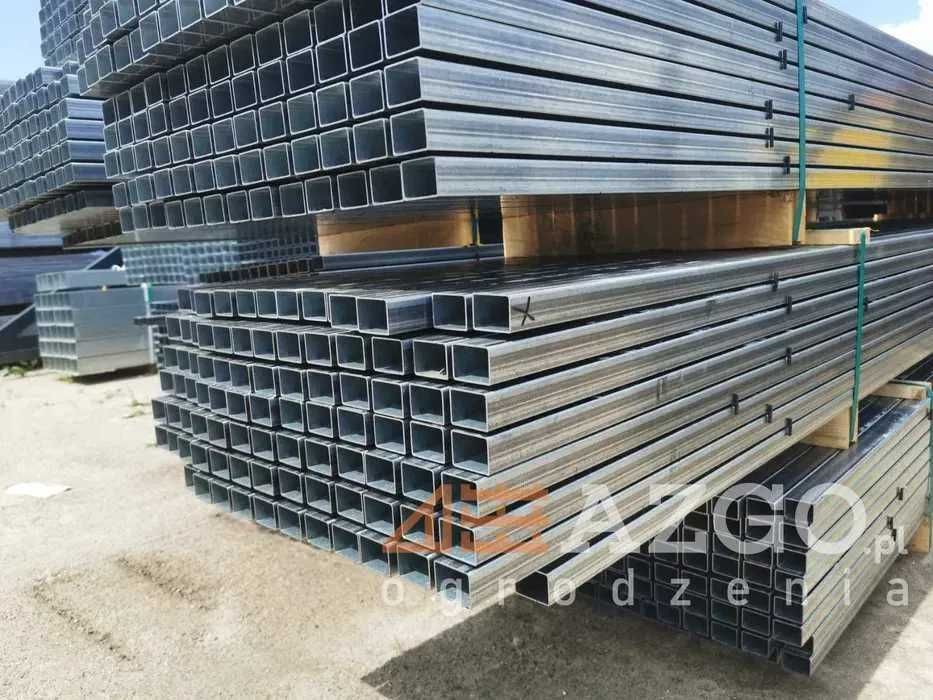 Najtańszy słupek słupki do paneli siatki 60x40 2m 2,3m 2,5m 6x4 profil