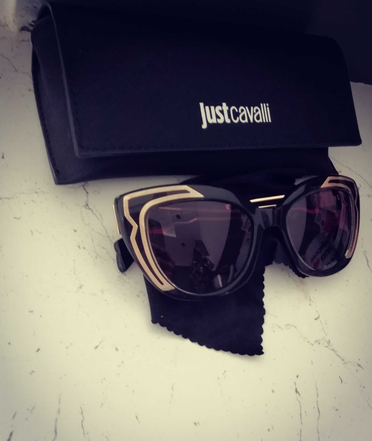 Okulary przeciwsłoneczne Cavalli new black damskie