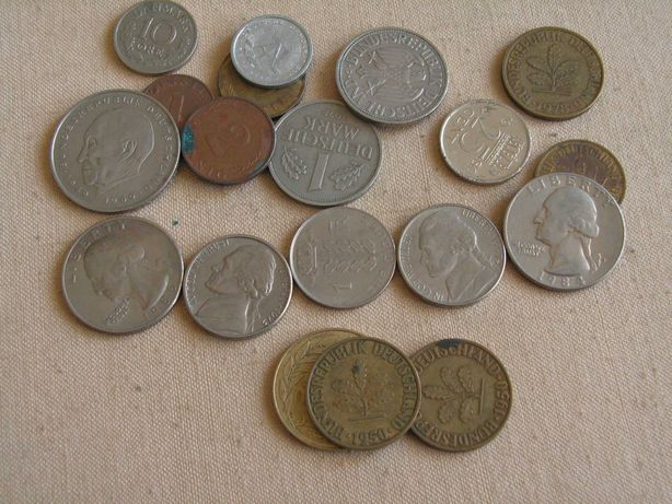 Z-w monet USA, Niemcy, Szwecja i inne