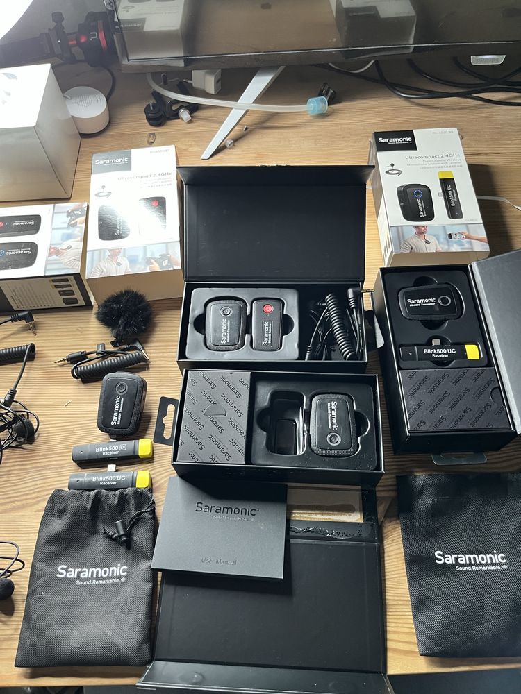 Saramonic blink 500 мікрофони usb c камери