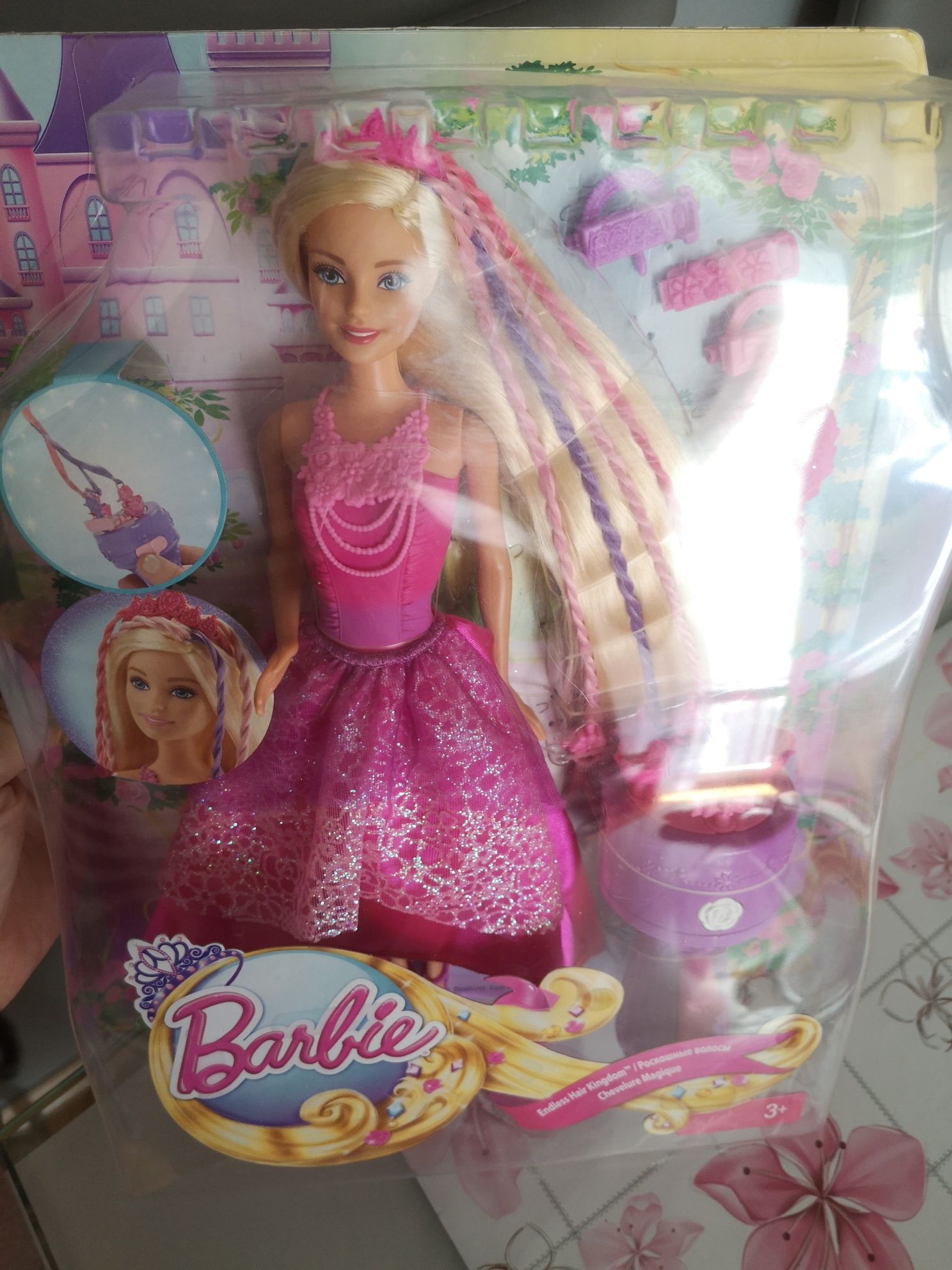 BARBIE LALKA endless hair kingdom nowa