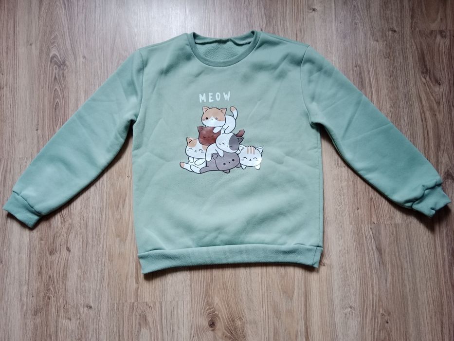 Kurtka zimowa Pusheen i bluza r. 158