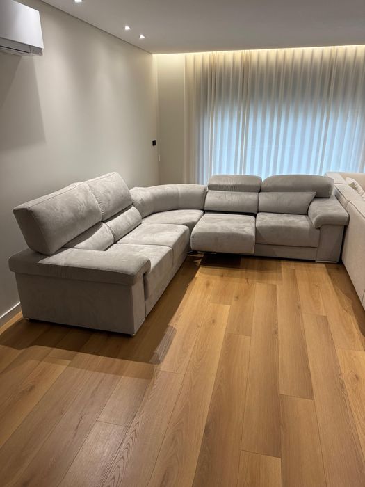 Sofá modular de canto 5 lugares