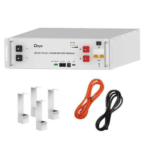 Акумуляторна батарея Deye SE-G5.1Pro-B (LiFePO4 51,2V 100Ah)