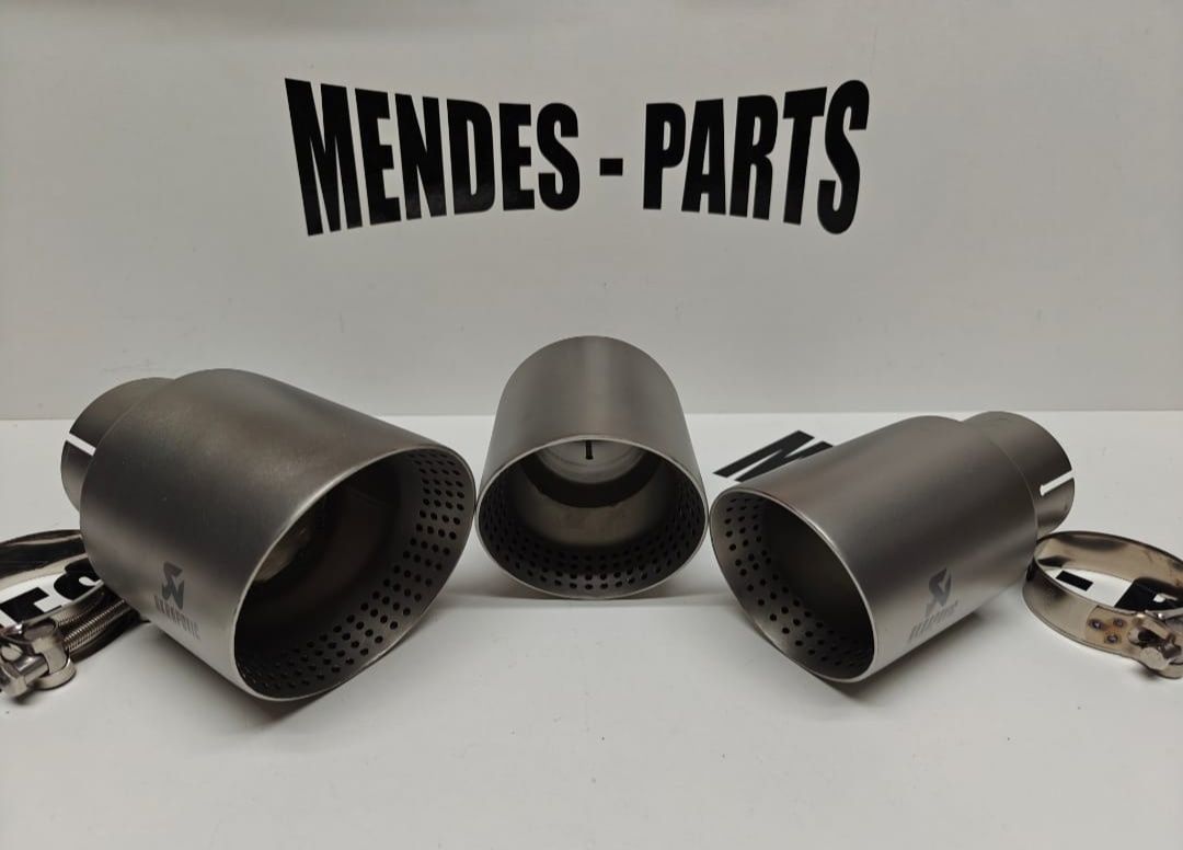 Ponteiras style akrapovic inox