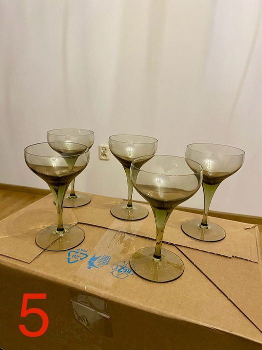 Kieliszki Czechy, Bohemia vintage