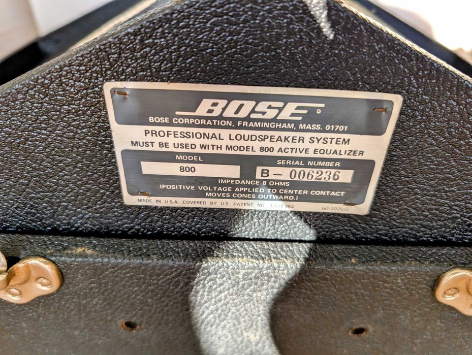 Bose Loudspeaker System 800