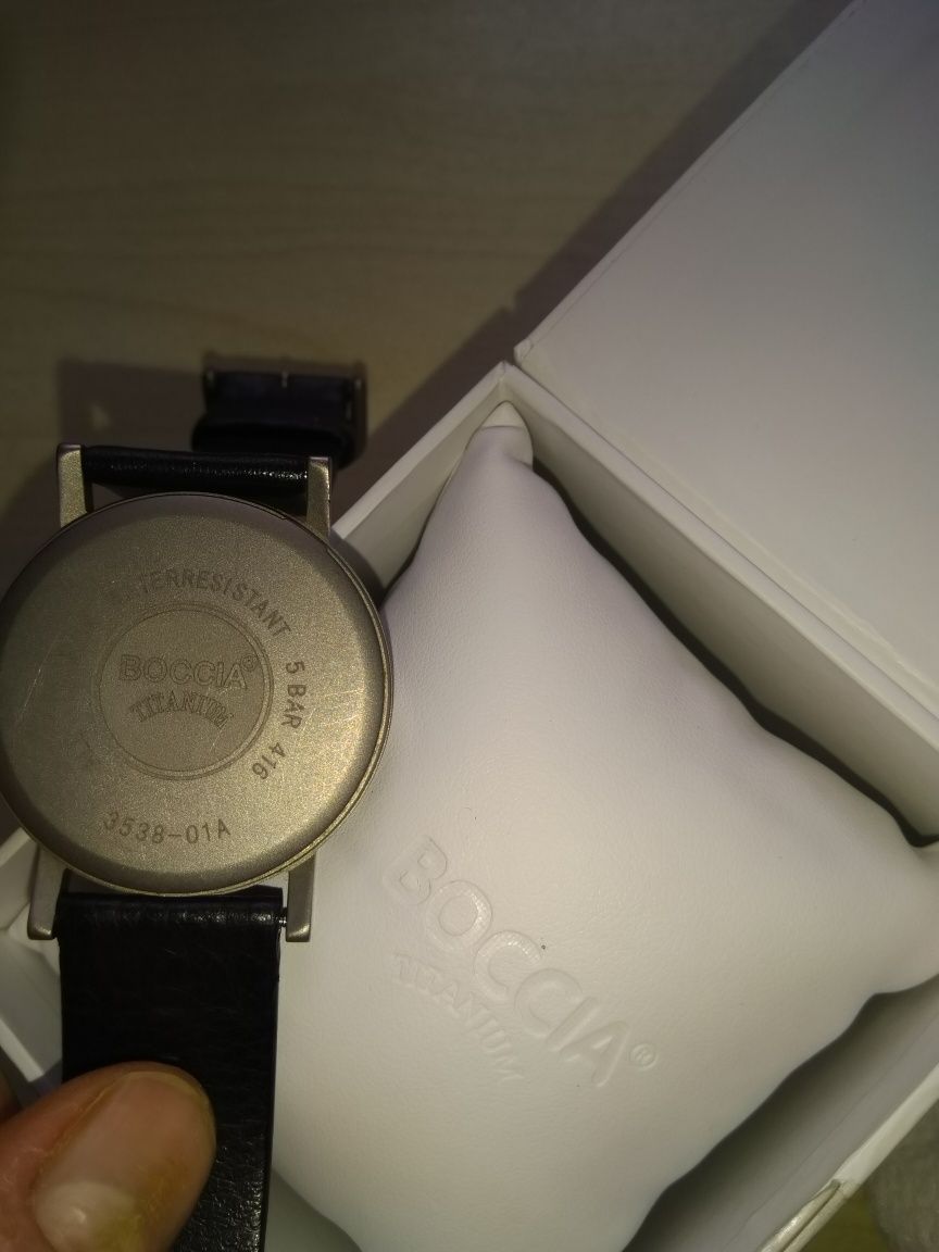 Boccia Titanium zegarek tytanowy