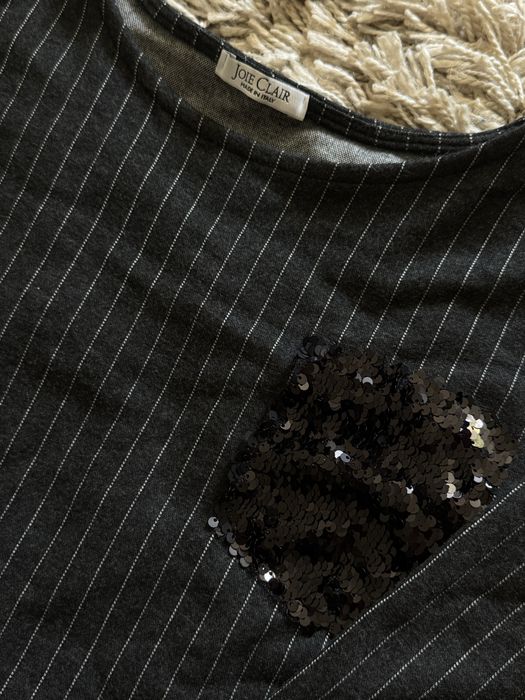 Стильний костюм у смужку з паєтками Joie Claire (Італія), розмір S