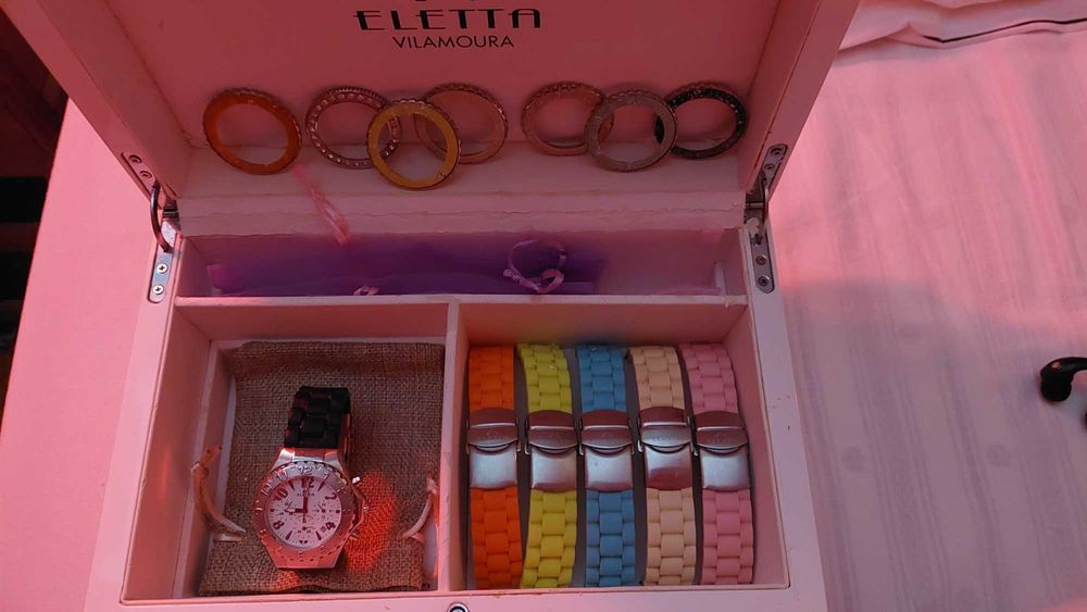 Conjunto relógio Eletta