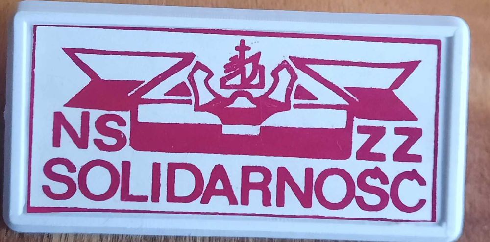 Znaczek związkowy "Solidarność" rok 1980