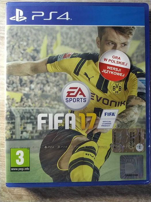 Gra FIFA 17 PL - PlayStation 4 i 5 - Po polsku - Nowa - PS4 i PS5