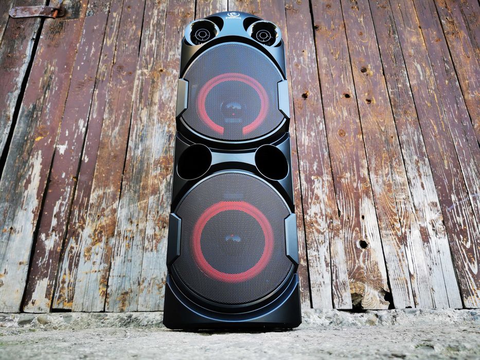 KOLUMNA NAGŁOŚNIENIOWA Głośnik BLUETOOTH Wieża Subwoofer Radio Karaoke