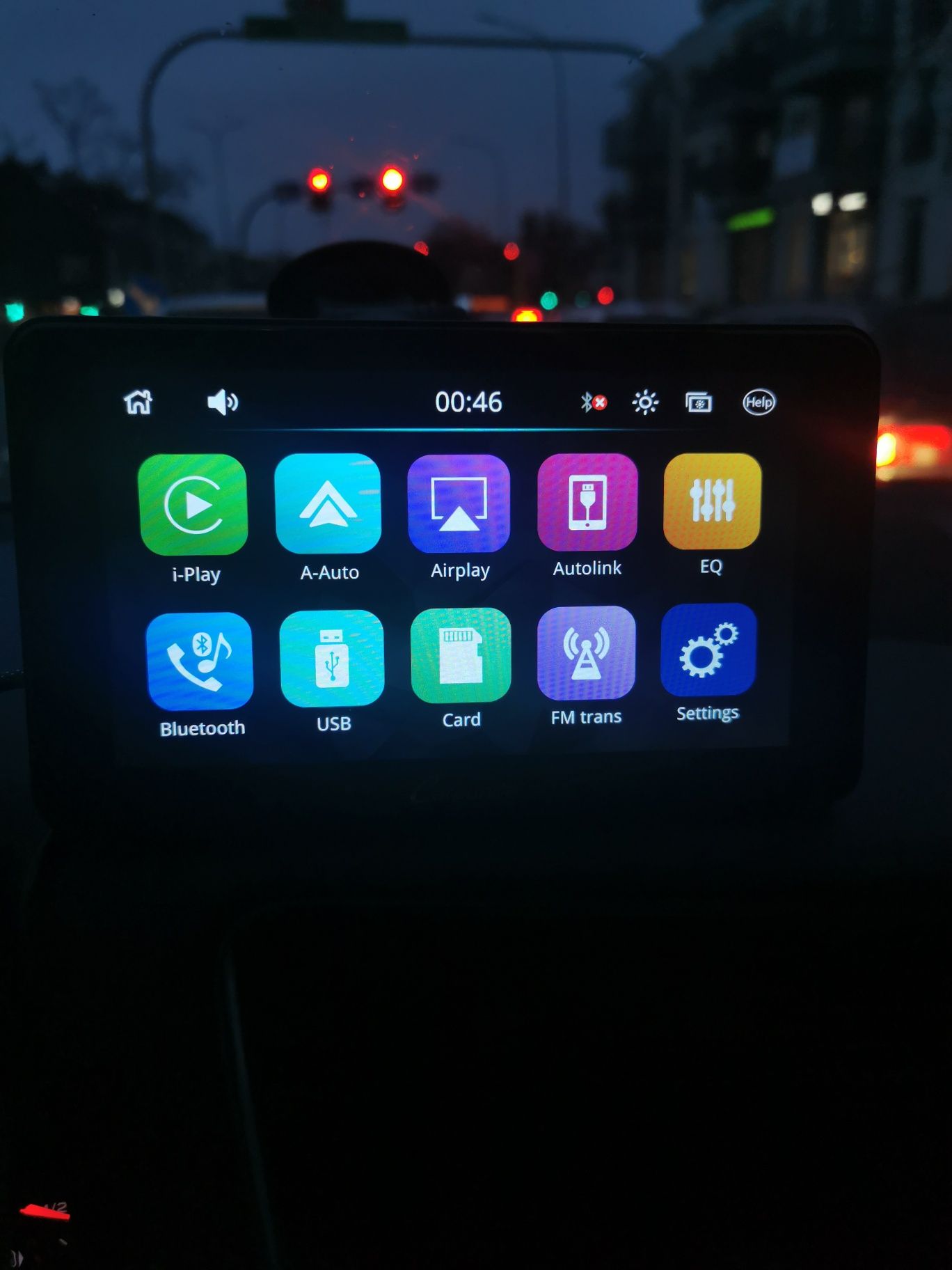 Android auto carplay ekran Carpuride 7 cali