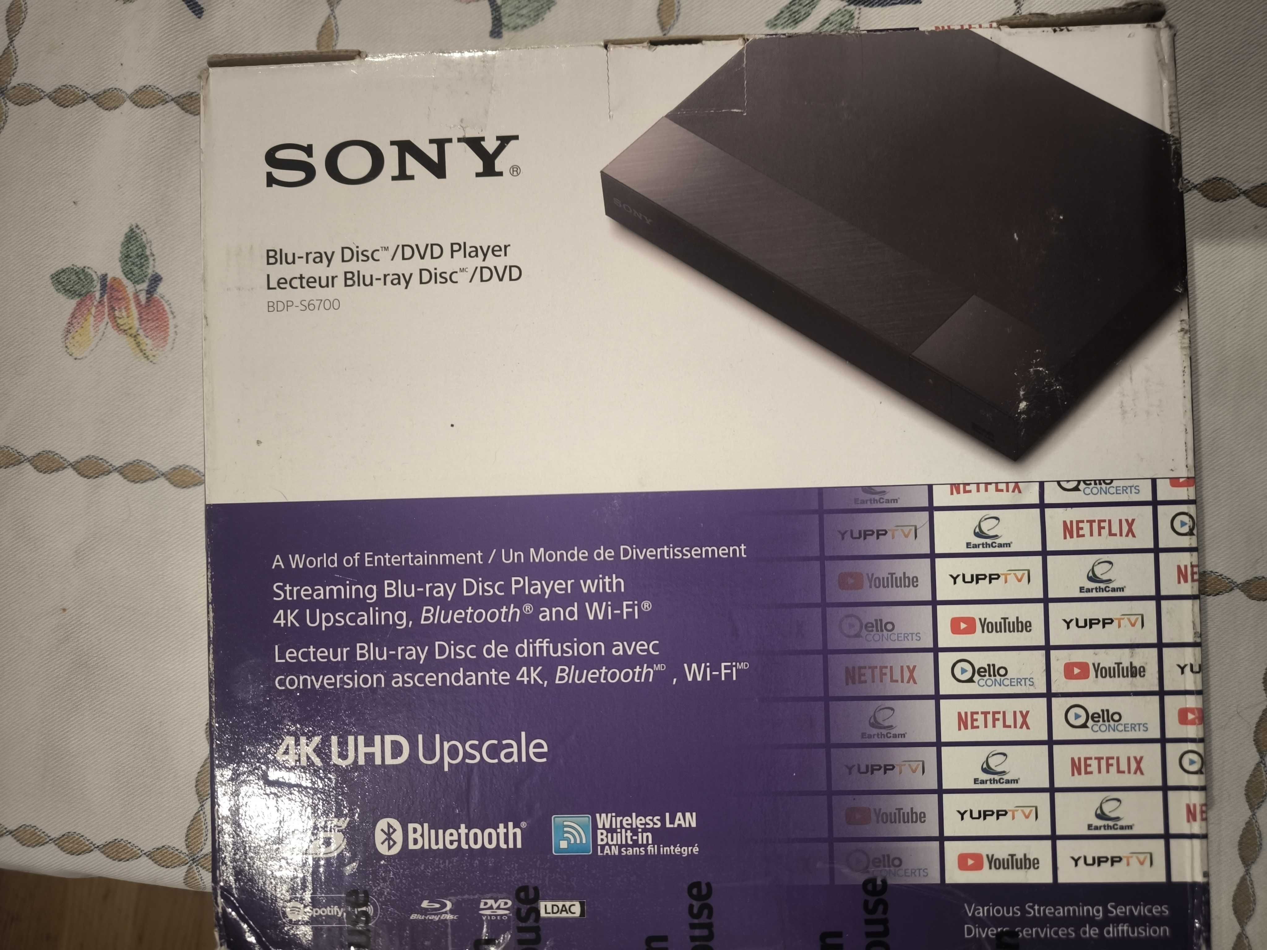 Leitor de Blu-Ray e DVD Multi Região e Multi Zona - Sony BDP-S6700